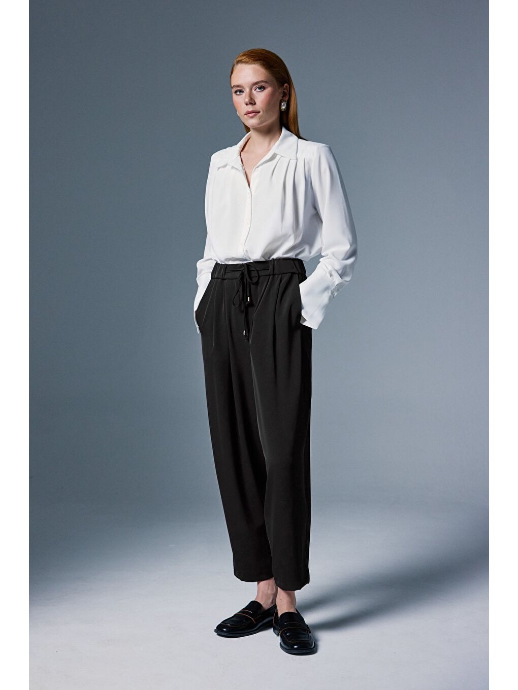 Talia Pantolon - Siyah-3