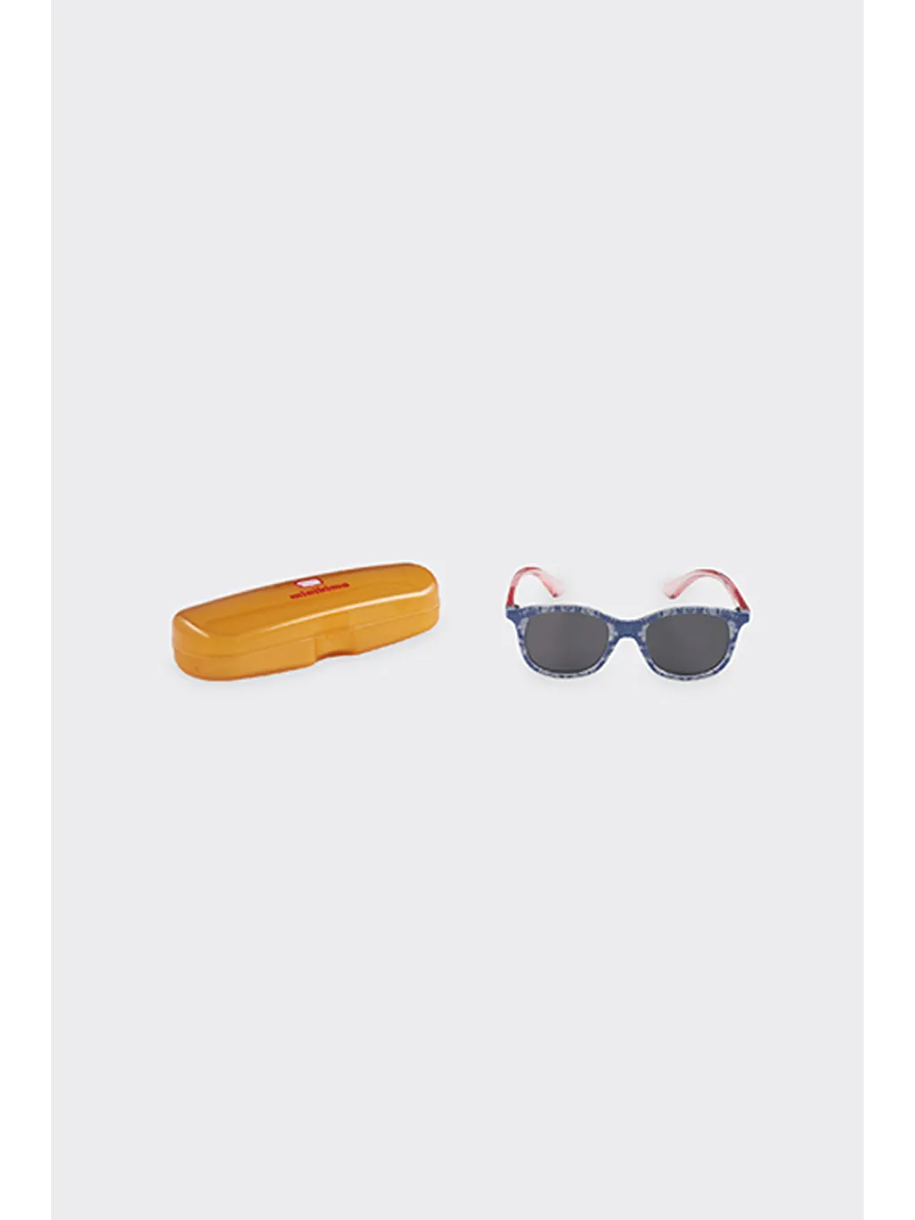 Kız Çocuk Jean Desenli Mavi Güneş Gözlüğü-1