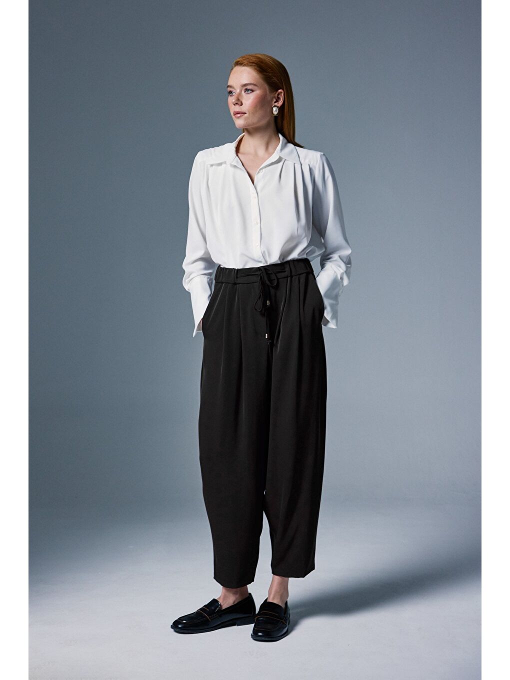 Talia Pantolon - Siyah-4