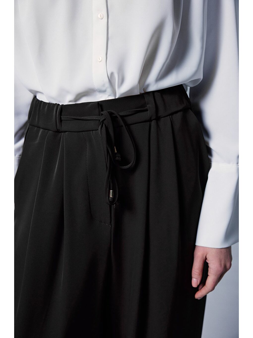 Talia Pantolon - Siyah-5