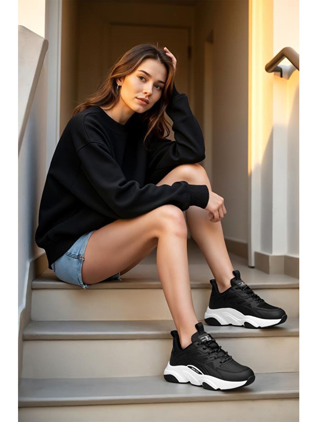 Siyah DS K STORM Sneaker 2025 Kadın-2