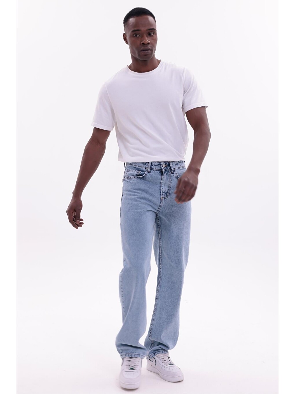 Mavi Erkek Baggy Bol Kesim Jean Pantolon-2
