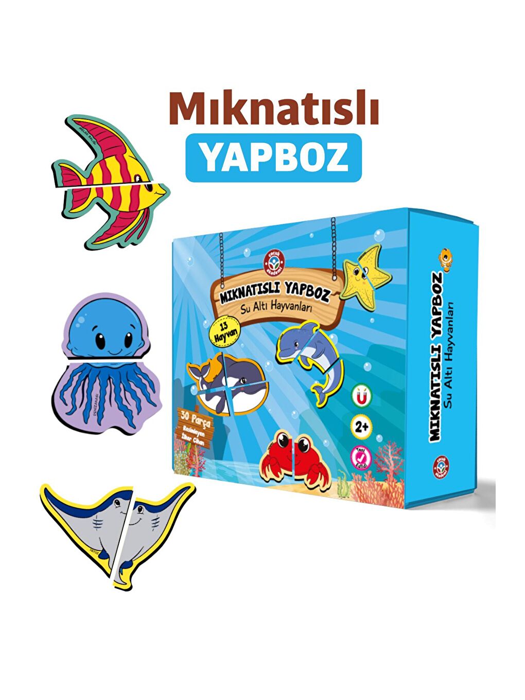 Mıknatıslı Yapboz Su Altı Hayvanları