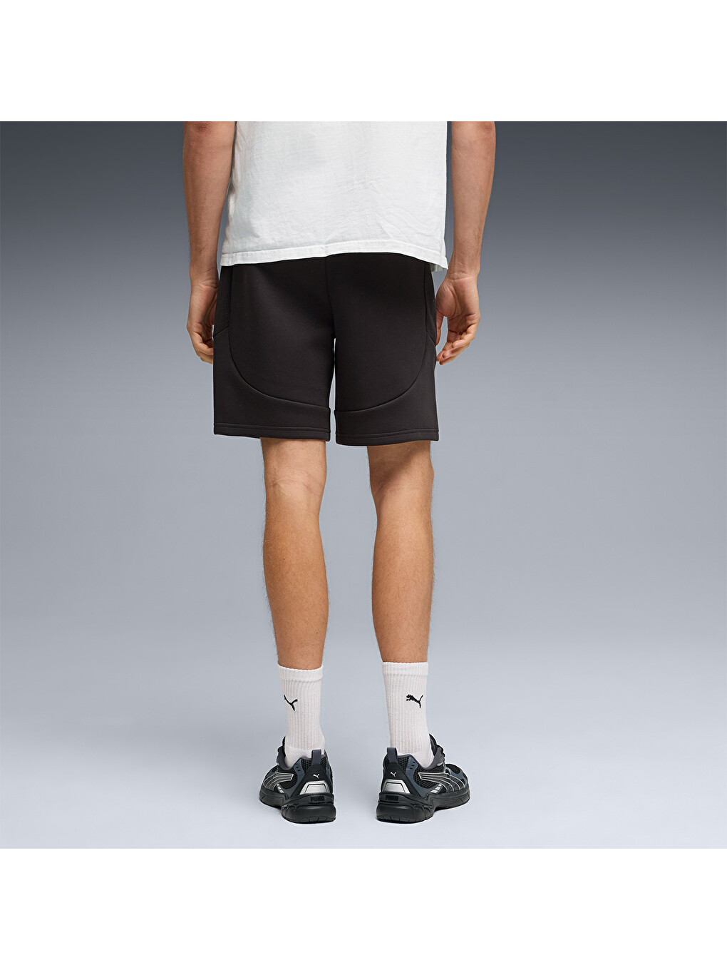 Evostripe Erkek Siyah Şort-1