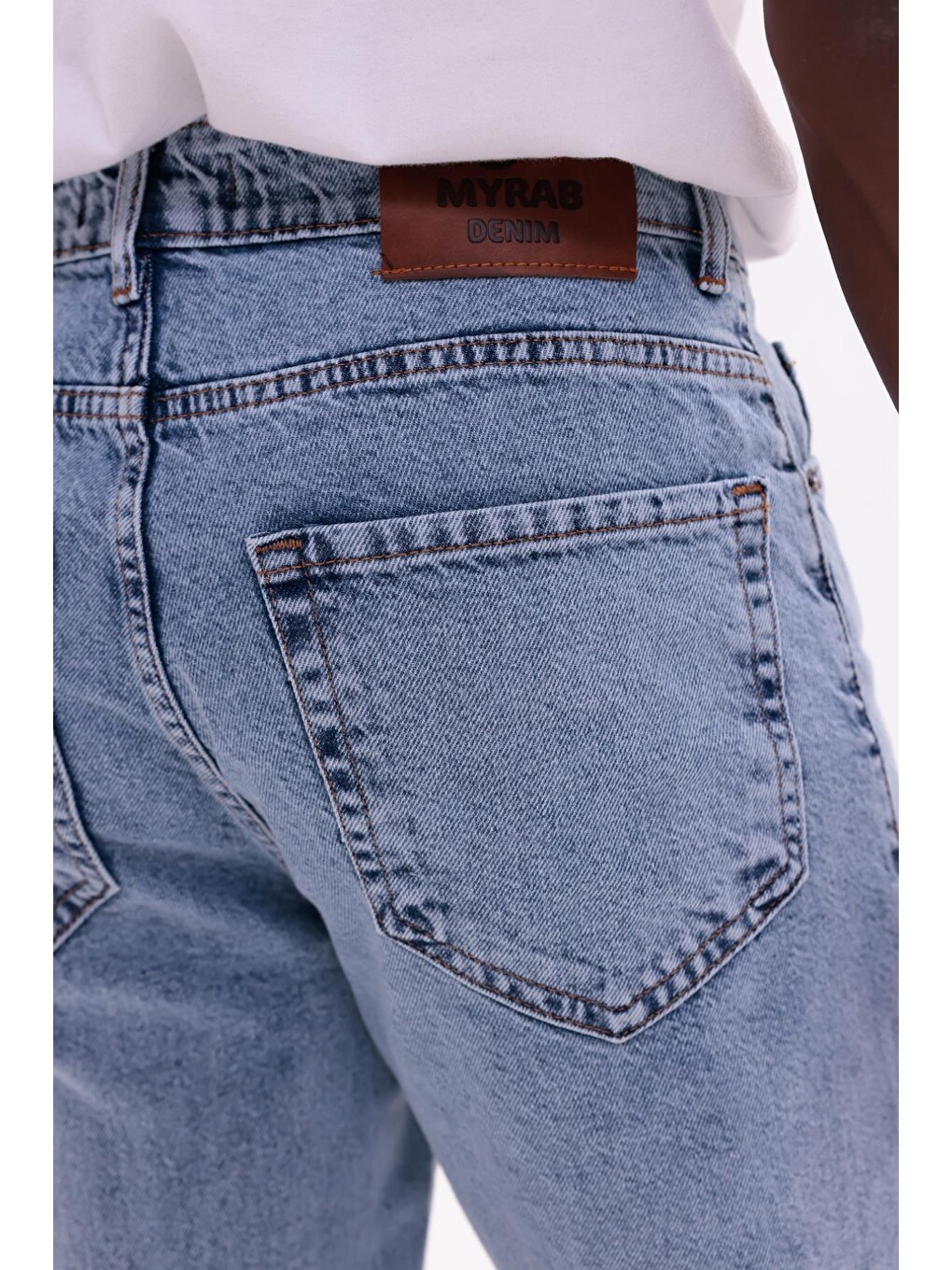 Mavi Erkek Baggy Bol Kesim Jean Pantolon-6