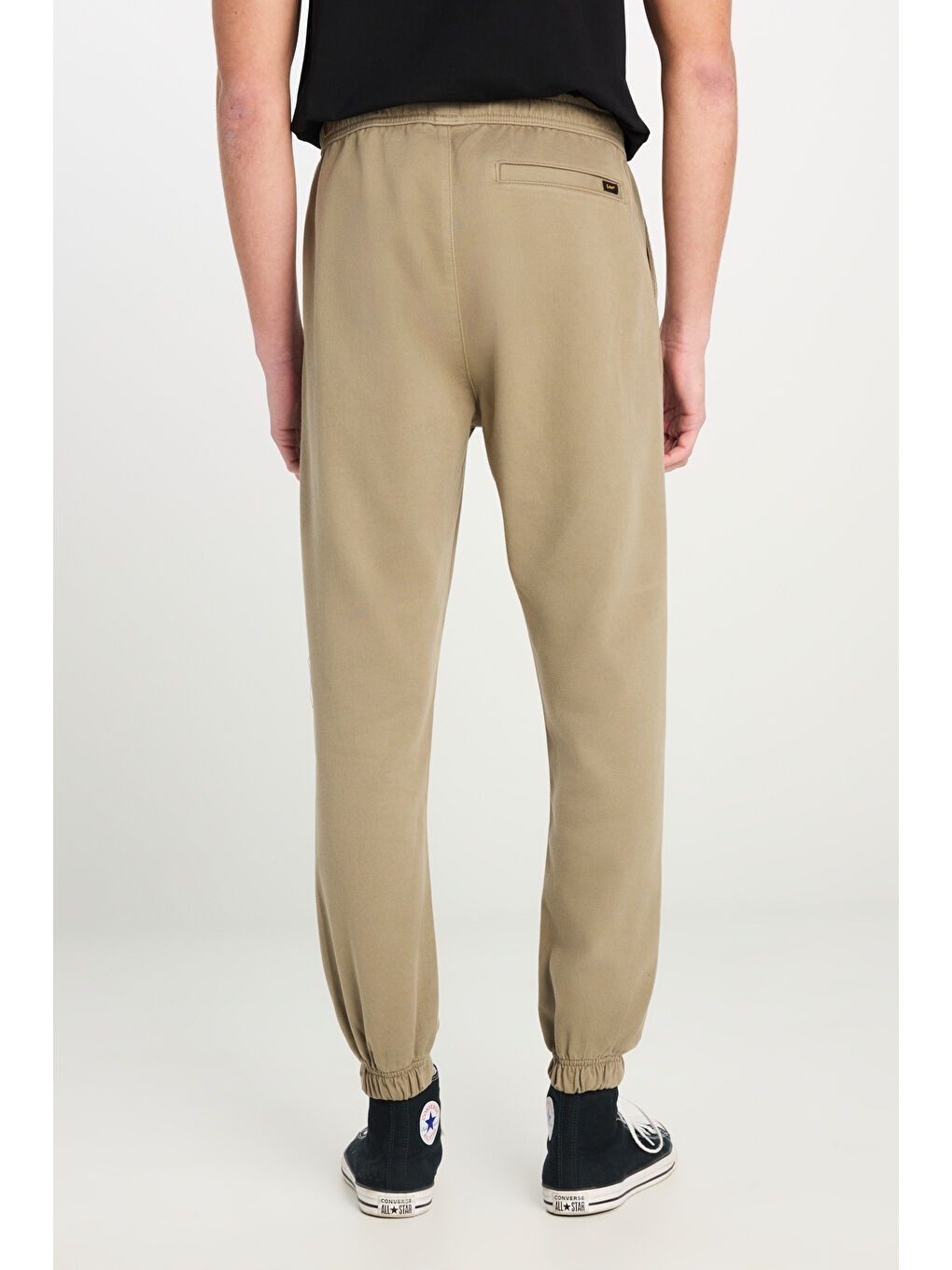 Regular Fit Normal Kesim Ribanalı Paça Açık Yeşil Jogger Pantolon-4