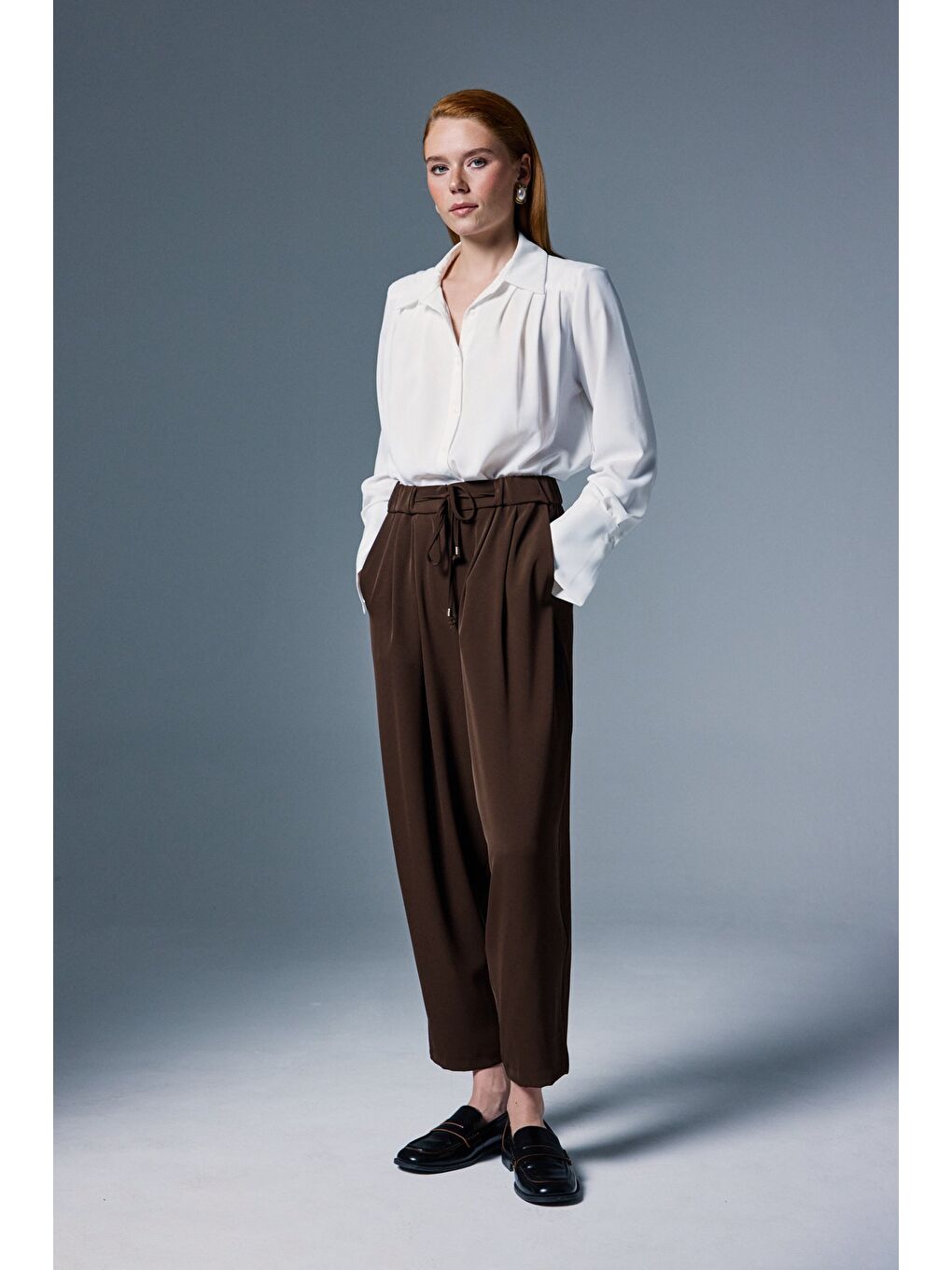 Kahverengi Talia Pantolon - Kahve-1