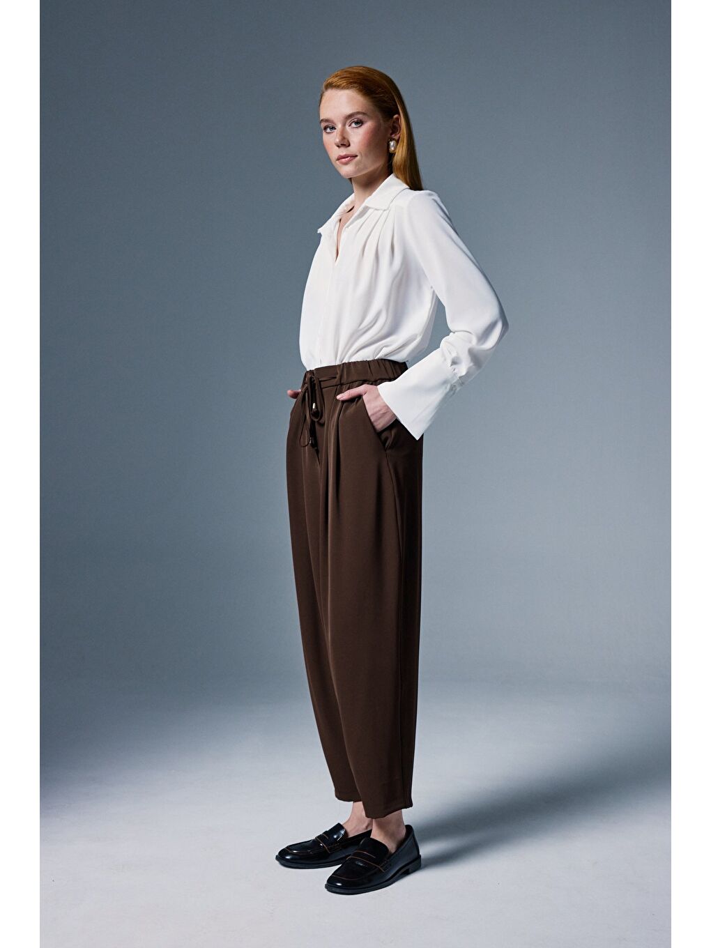Kahverengi Talia Pantolon - Kahve-2
