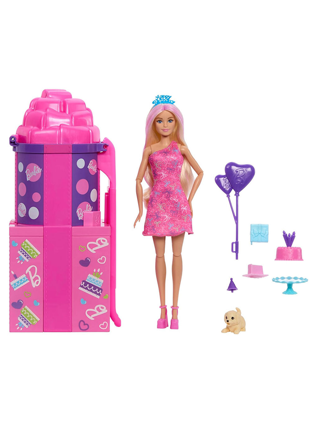 Barbie Party Unboxed Parti Sürprizi Doğumgünü JKF66-3