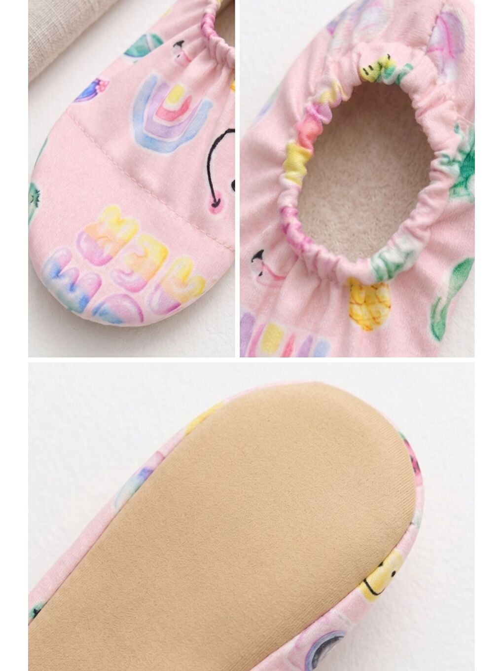 Summer Pembe Renk Kaymaz Taban Bebek - Çocuk Deniz Ayakkabısı-6