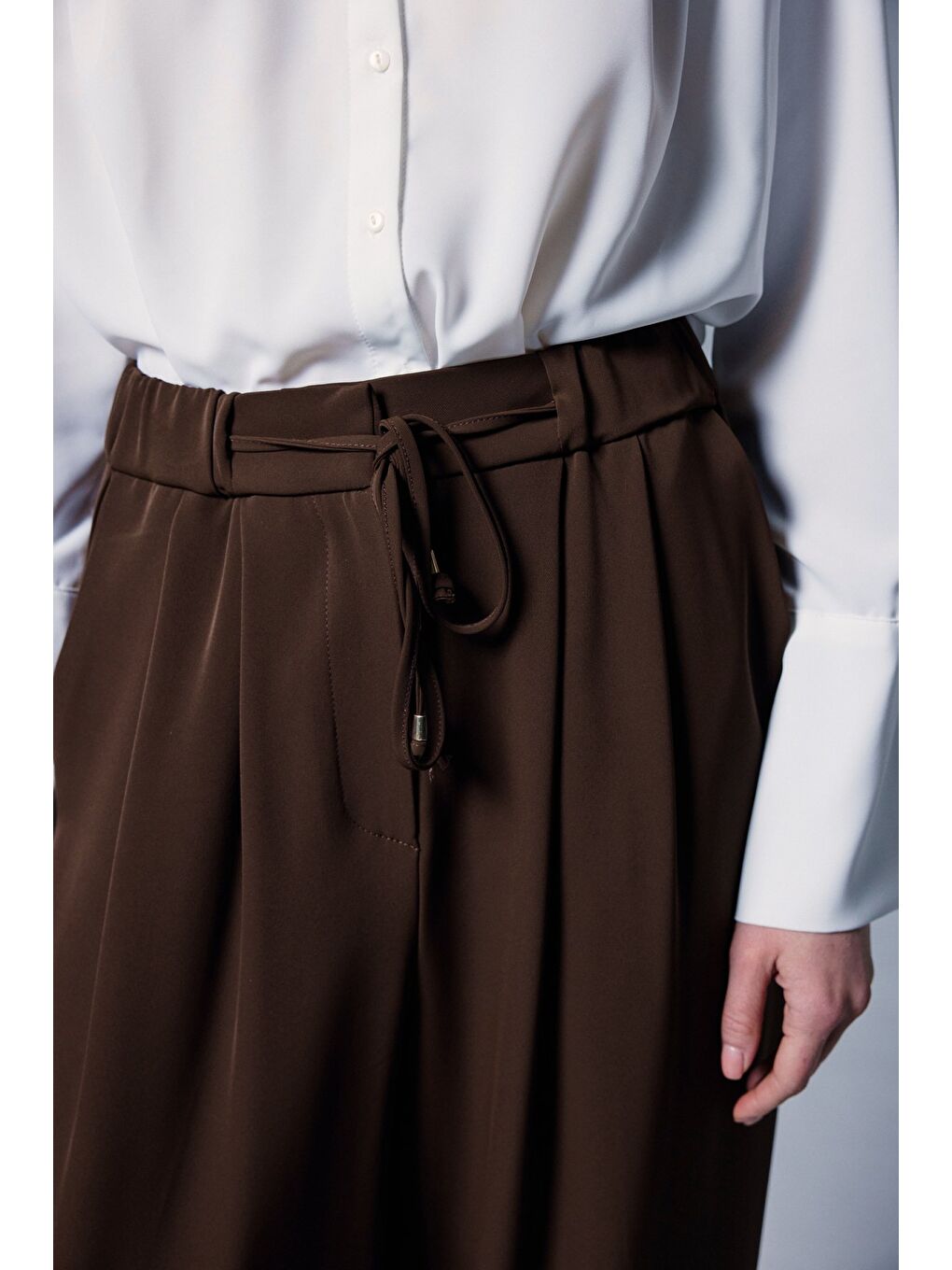 Kahverengi Talia Pantolon - Kahve-6