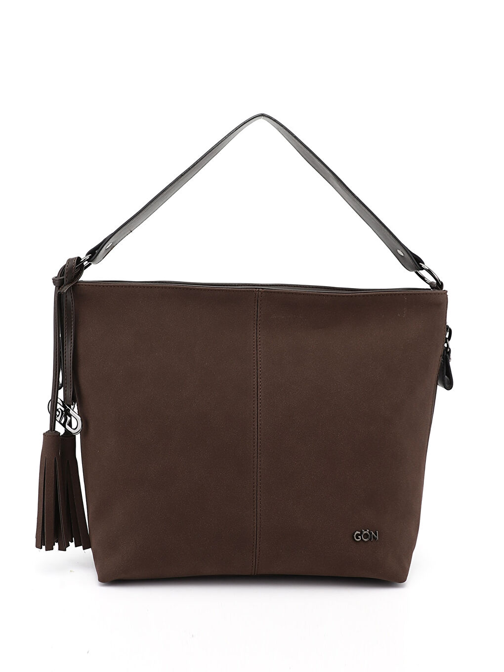 Kahverengi Kadın AÇIK KAHVERENGİ Püsküllü Omuz Çantası