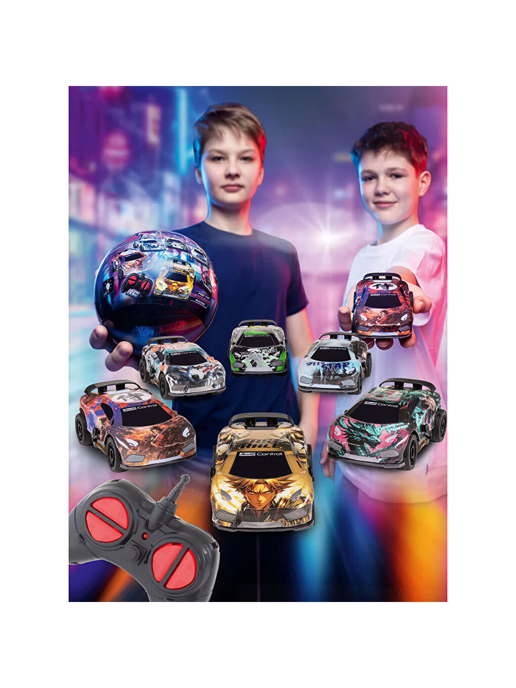 Uzaktan Kumandalı Araç RC Araba Ultra Racers Series 1 Itasha 23572-3