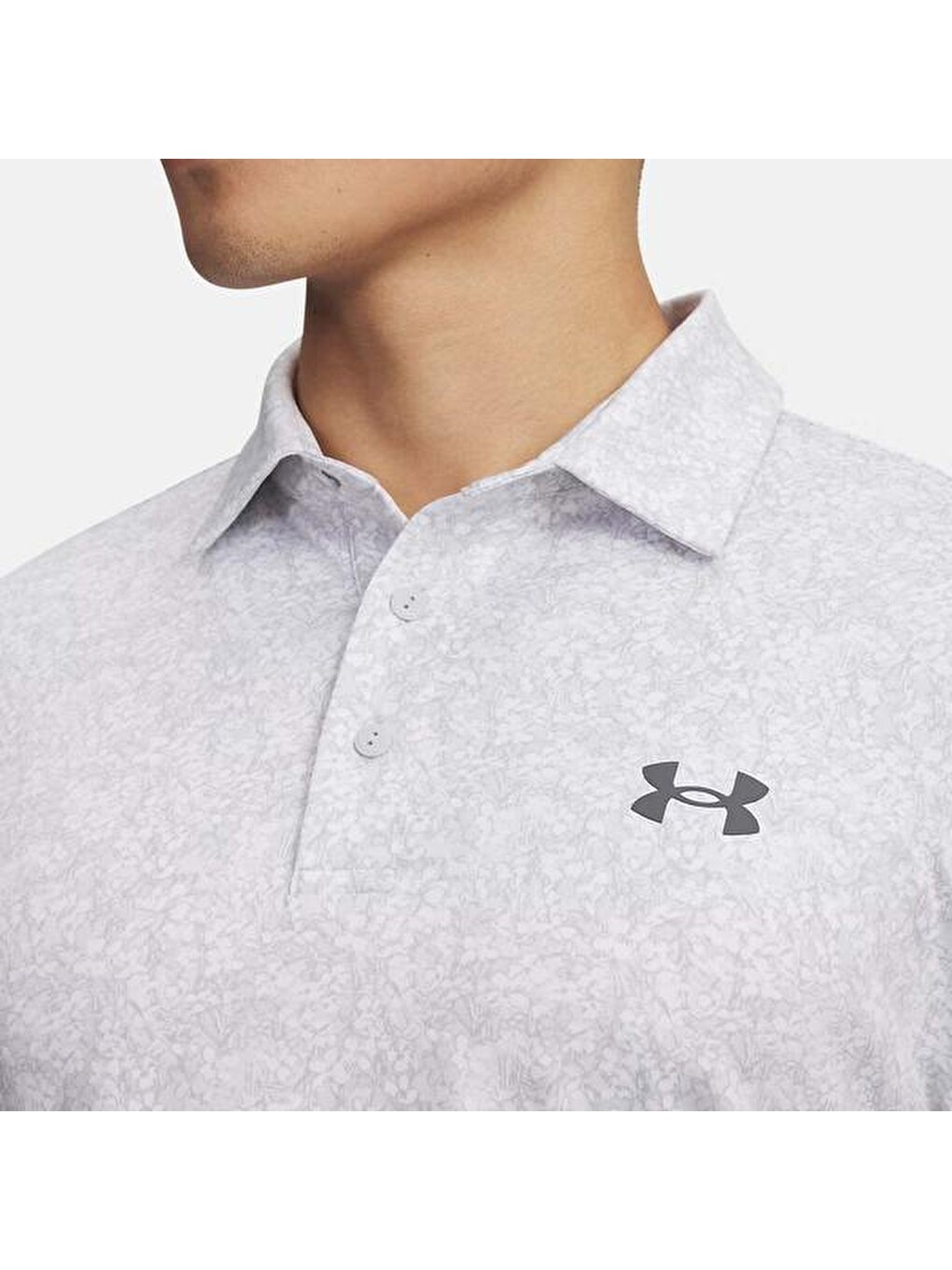 Playoff 3.0 Printed Erkek Beyaz Polo Yaka Tişört-2