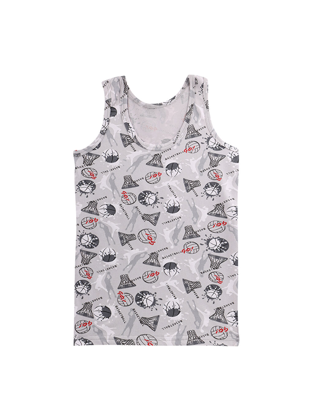 Karışık Erkek Çocuk Pamuklu Renkli Askılı Atlet-1