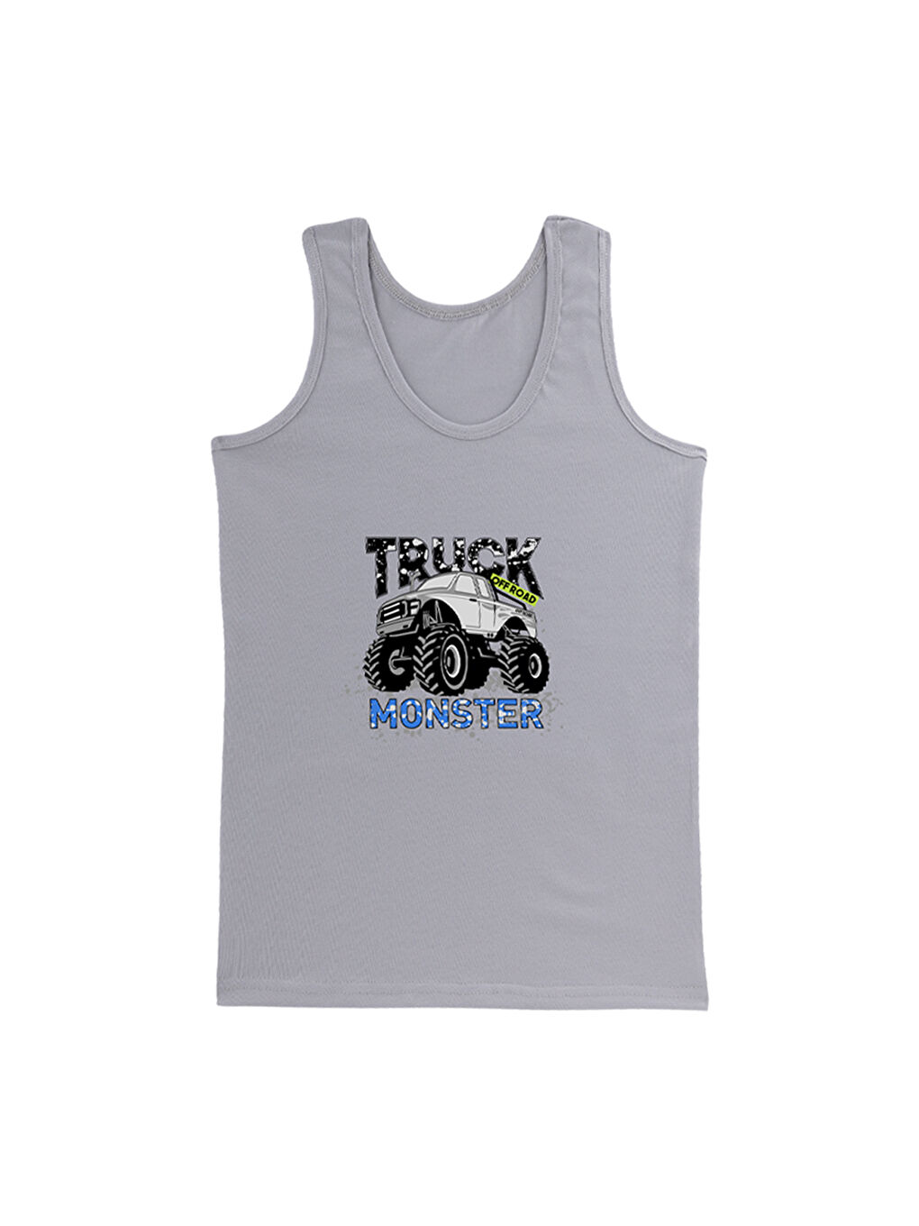 Karışık Erkek Çocuk Pamuklu Renkli Askılı Atlet-1