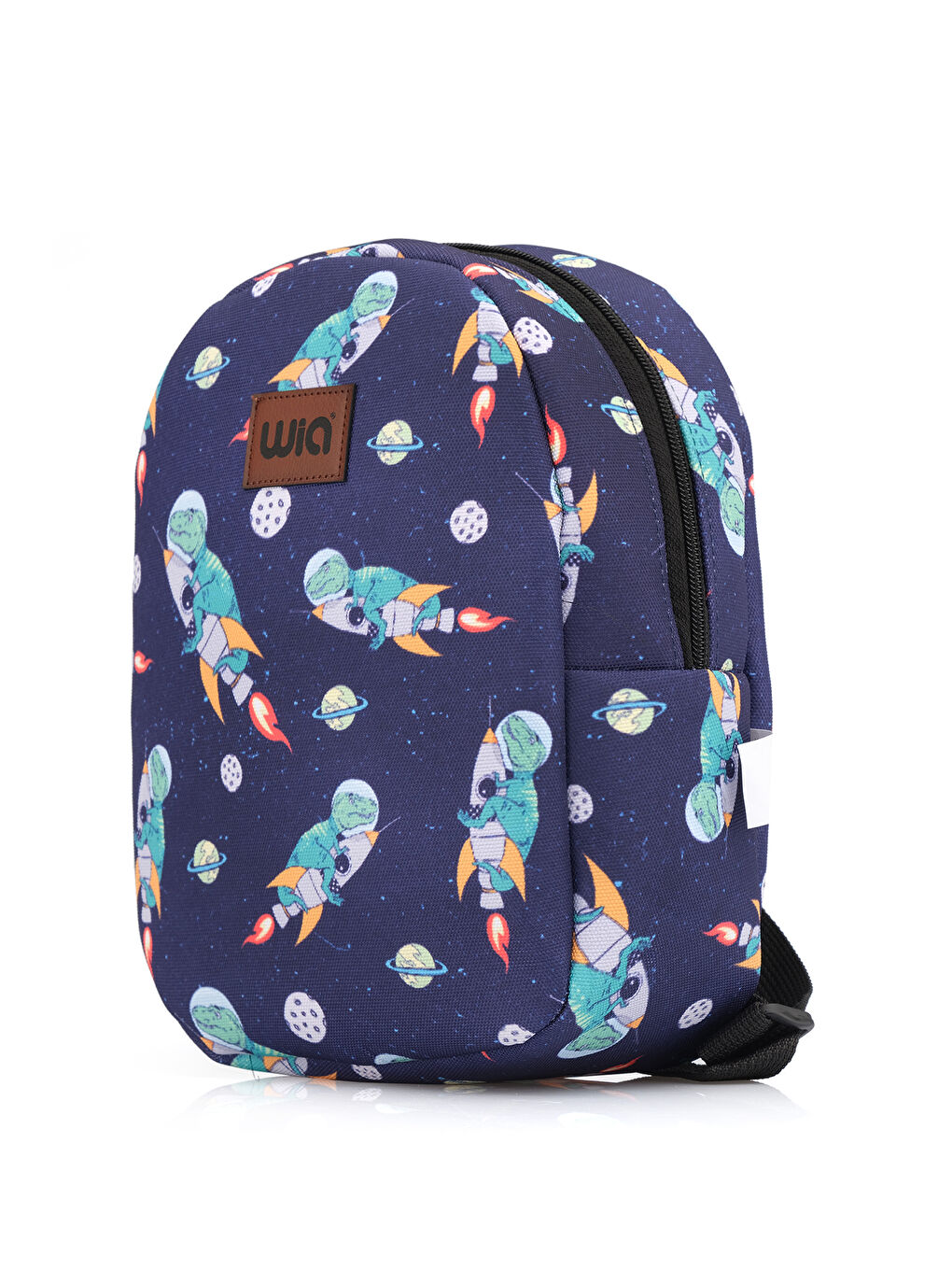 Lacivert Eğlenceli Baskı Tek Bölmeli Kreş Çanta-1