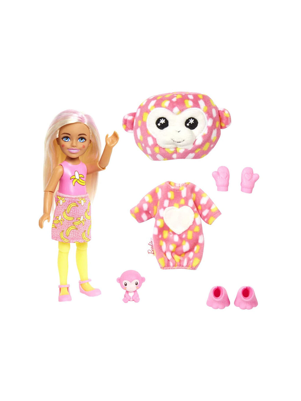 BARBIE Karışık Cutie Reveal Bebekler Chelsea Tropikal Orman Serisi HKR14 - 1