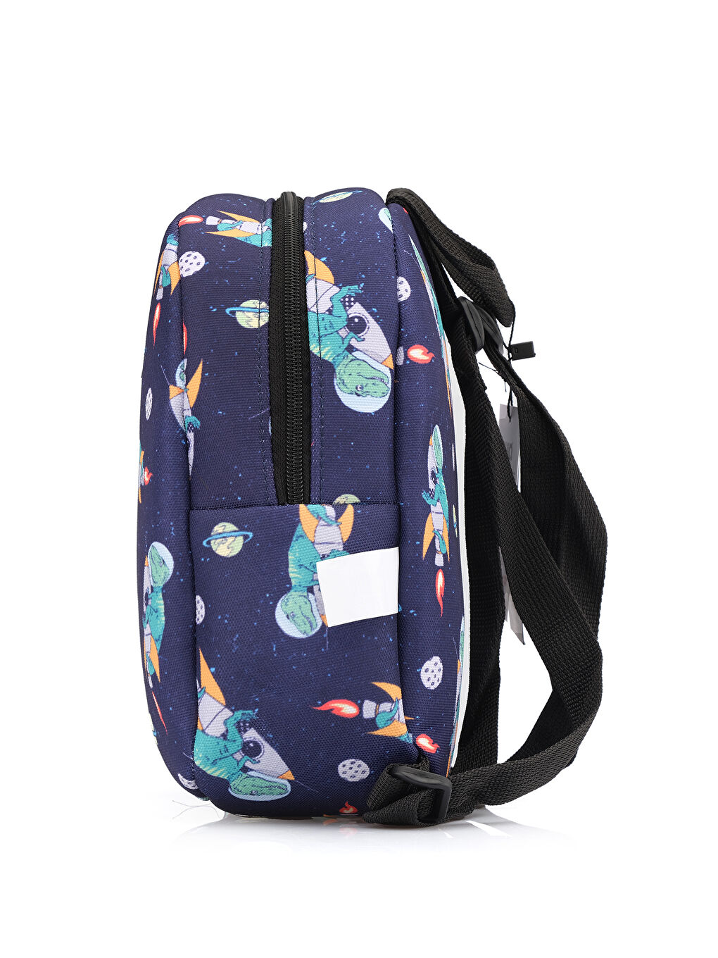 Lacivert Eğlenceli Baskı Tek Bölmeli Kreş Çanta-2