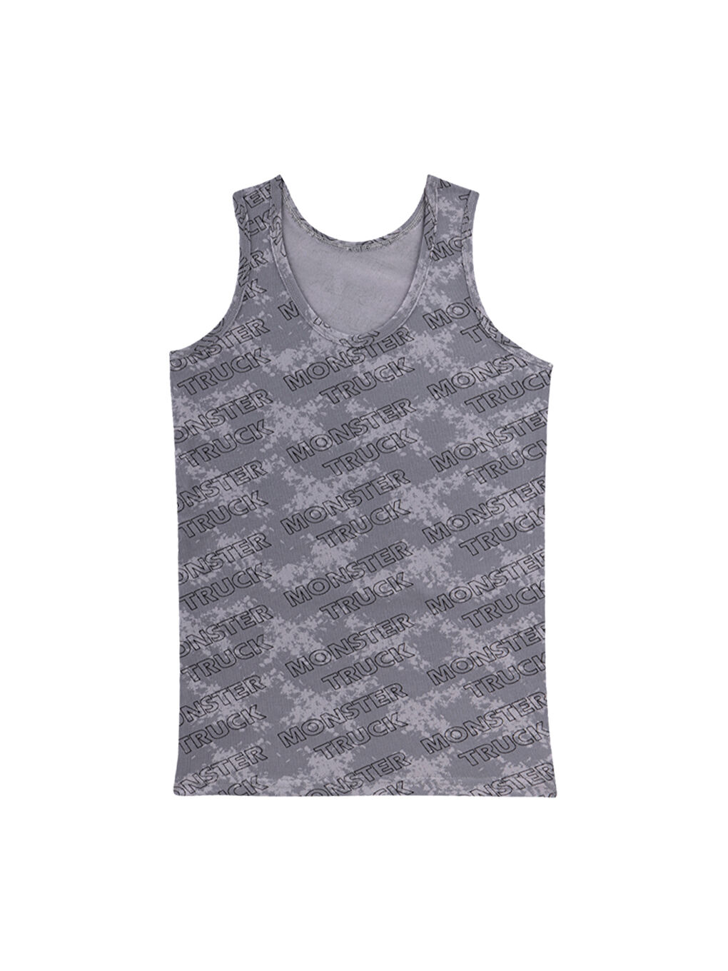 Karışık Erkek Çocuk Pamuklu Renkli Askılı Atlet-2