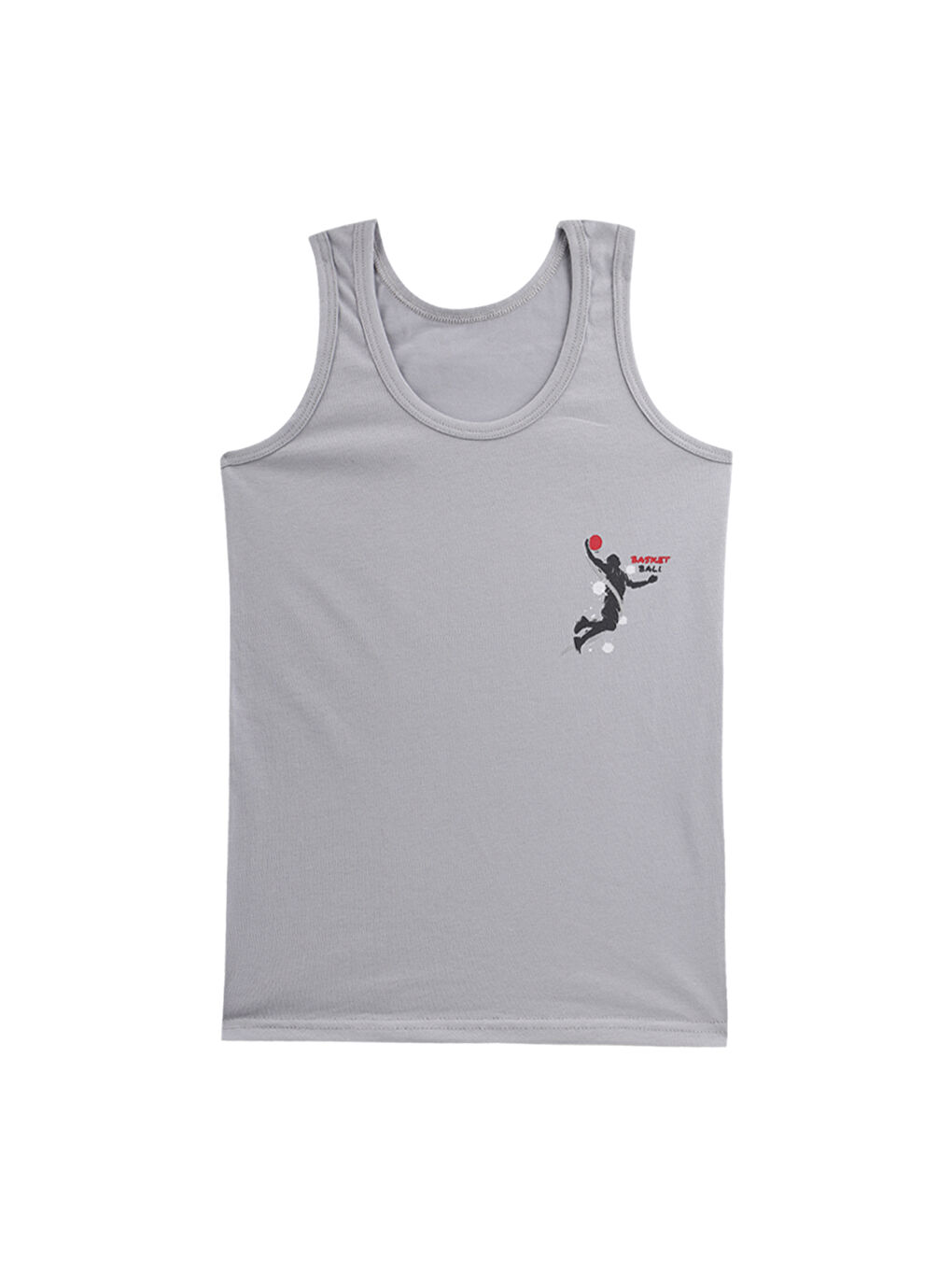 Karışık Erkek Çocuk Pamuklu Renkli Askılı Atlet-2