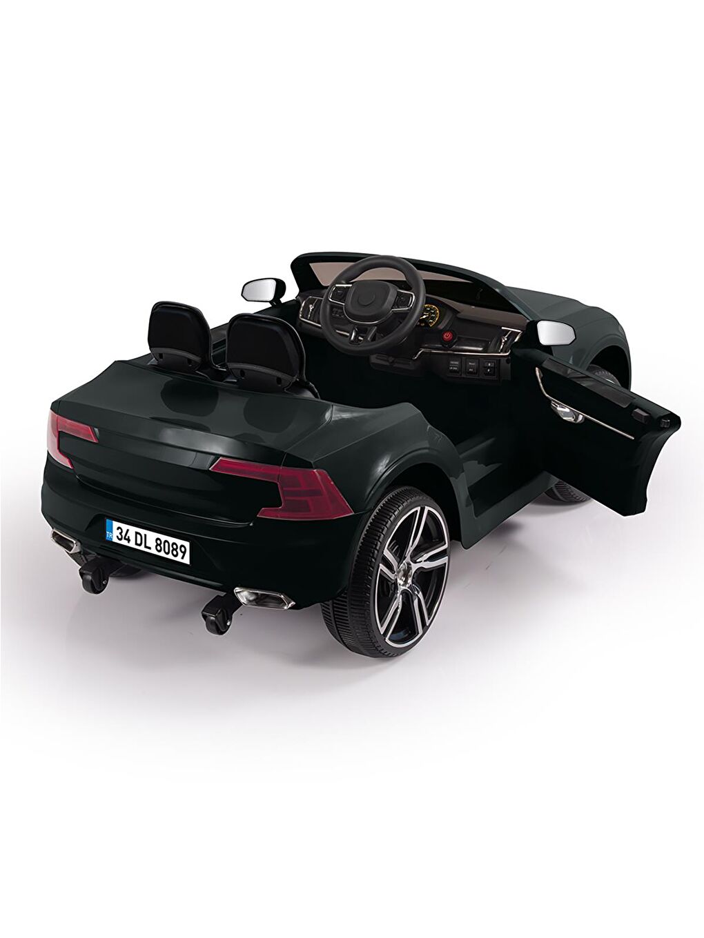 Grandex 12 Volt Uzaktan Kumandalı Akülü Araba - Siyah-5