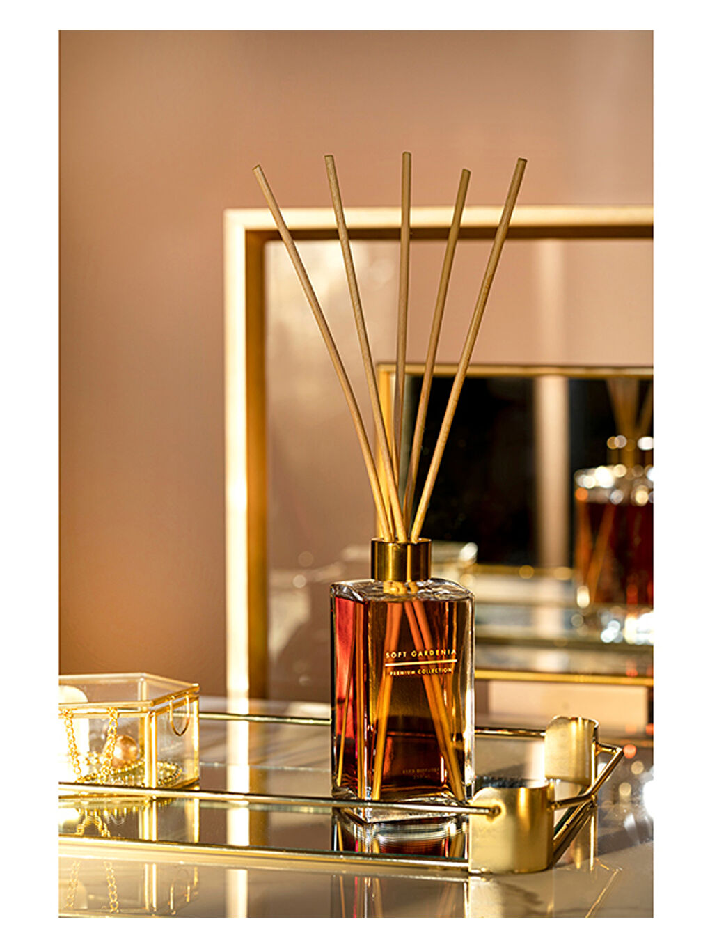 Sarı Soft Gardenia Çubuklu Oda Kokusu 250 ml-1