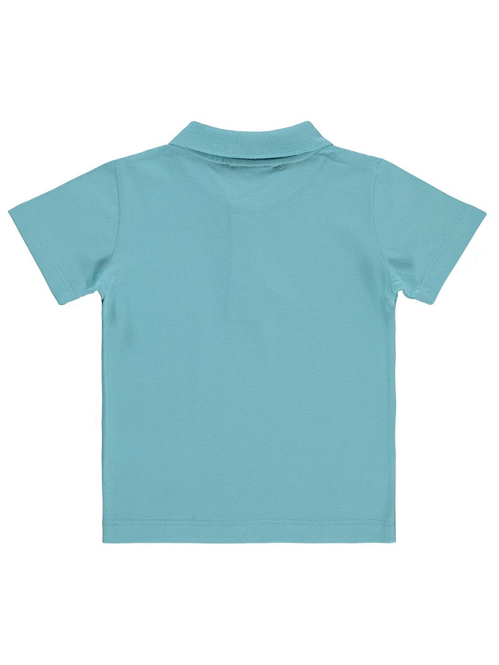 Boys Erkek Çocuk Palmiye Nakışlı Polo Yaka 2-5 Yaş Tişört - Yeşil-1