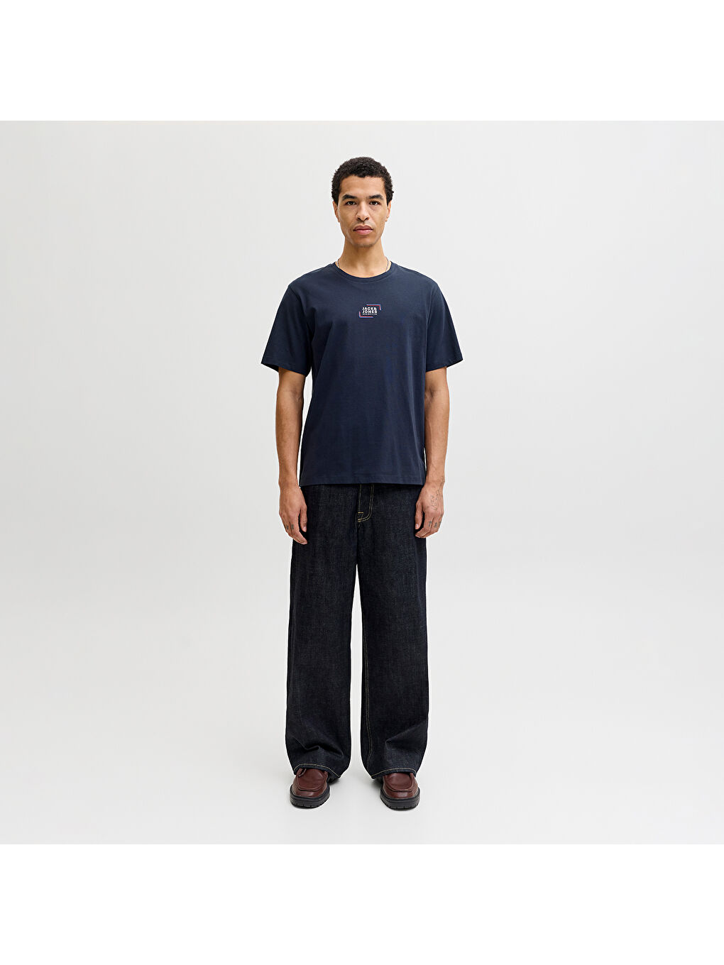 Corp Graphic Erkek Lacivert Tişört-2
