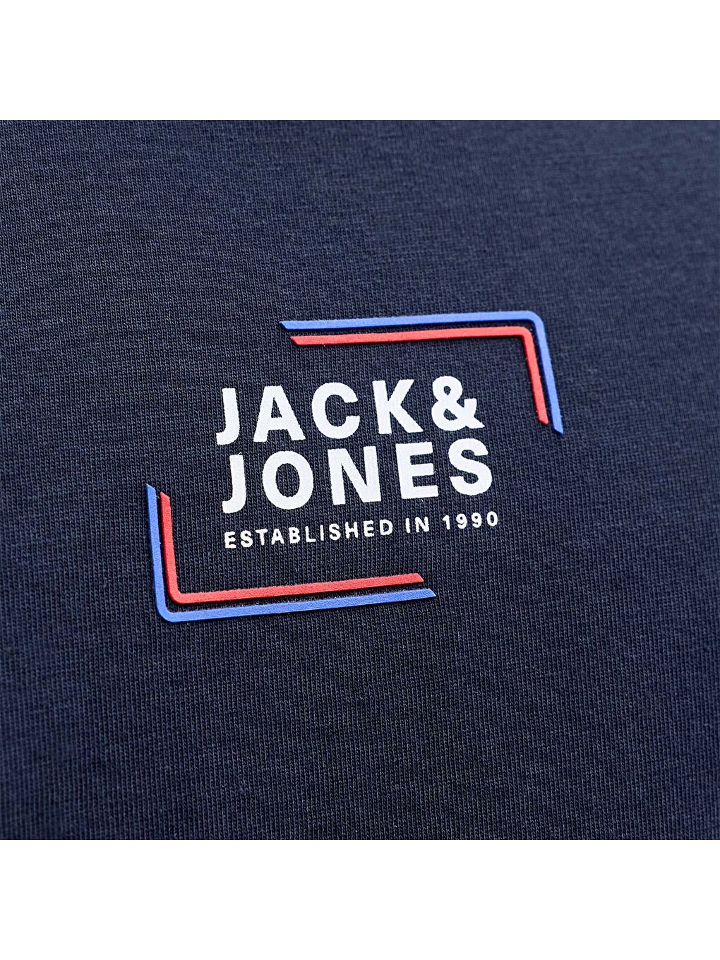 Corp Graphic Erkek Lacivert Tişört-4