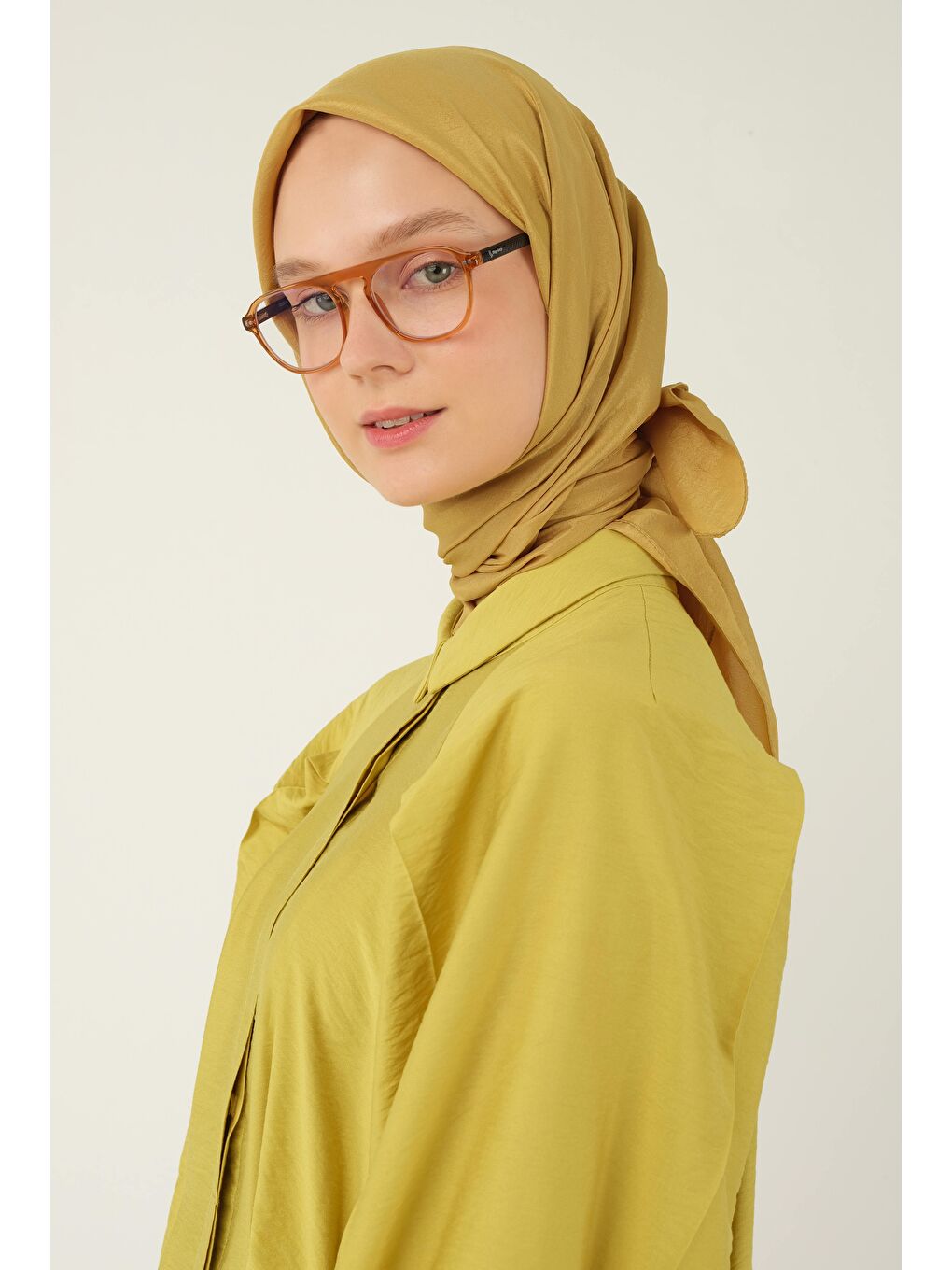 Soft Kraş Eşarp Asit Yeşili-2