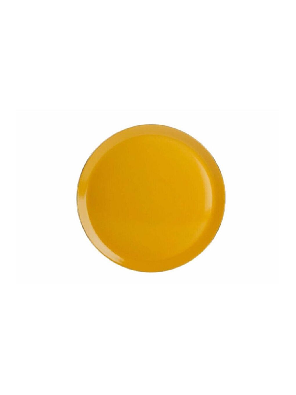 Morocco Düz Tabak Sarı Tekli Supla 32cm