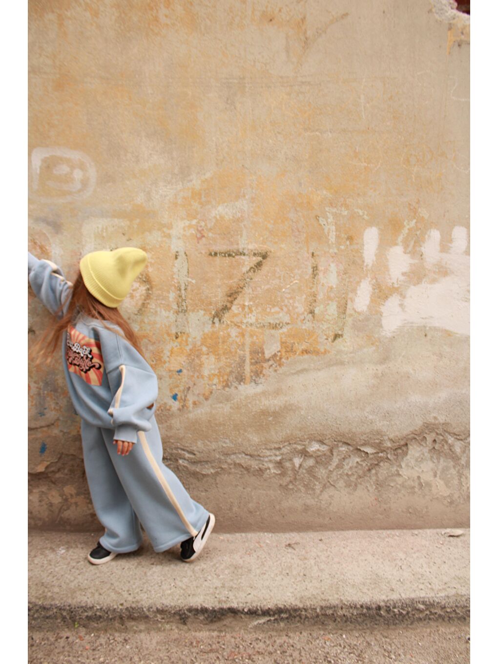 Yeşil Mavi Retro Baskılı Çocuk Alt Üst Takım-3