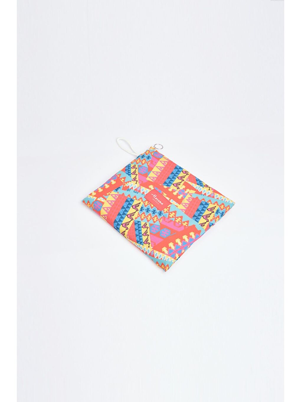 Anadolu Koleksiyonu Desenli Jileli Lacivert 5 Parça Tam Tesettür Mayo Takımı 3078-6