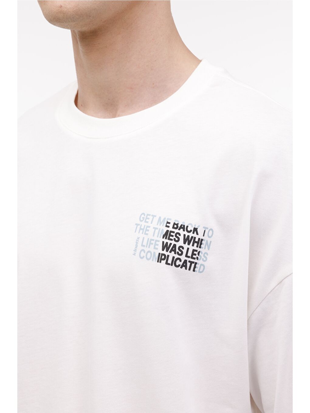 Bej Erkek Kısa Kol Tişört