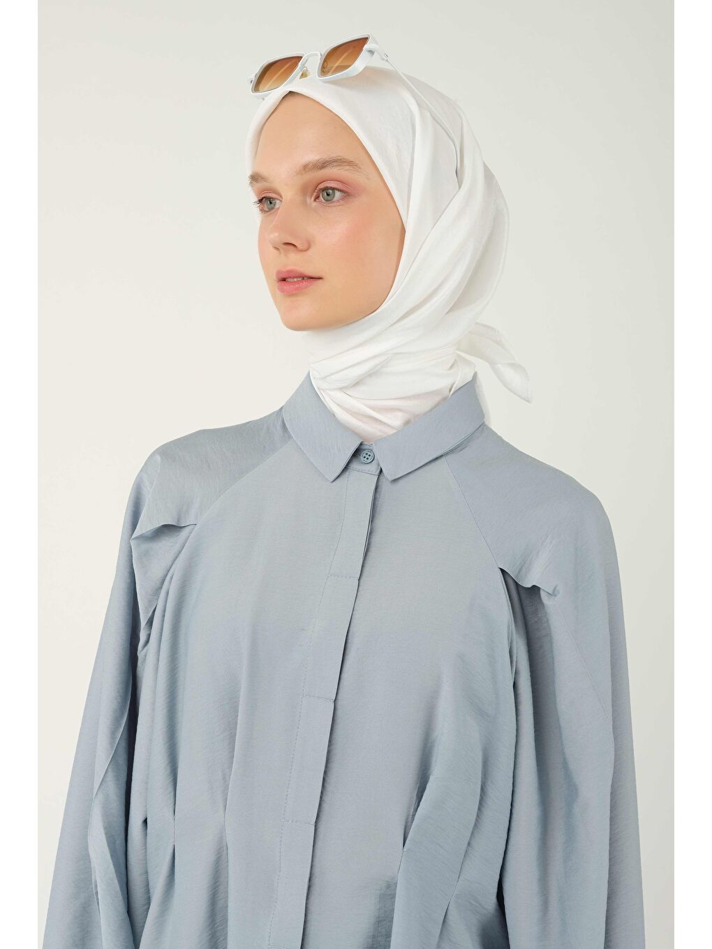 Soft Kraş Eşarp Kırık Beyaz