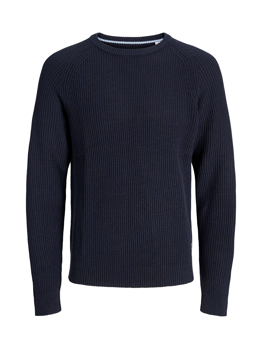 Lacivert Jjpannel Pamuk Karışım Regular Fit Bisiklet Yaka Kazak 12278916-2
