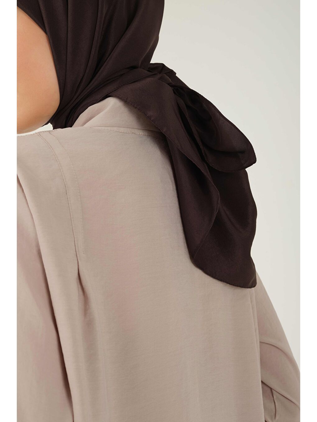 Kahverengi Soft Kraş Eşarp Acı Kahve-3