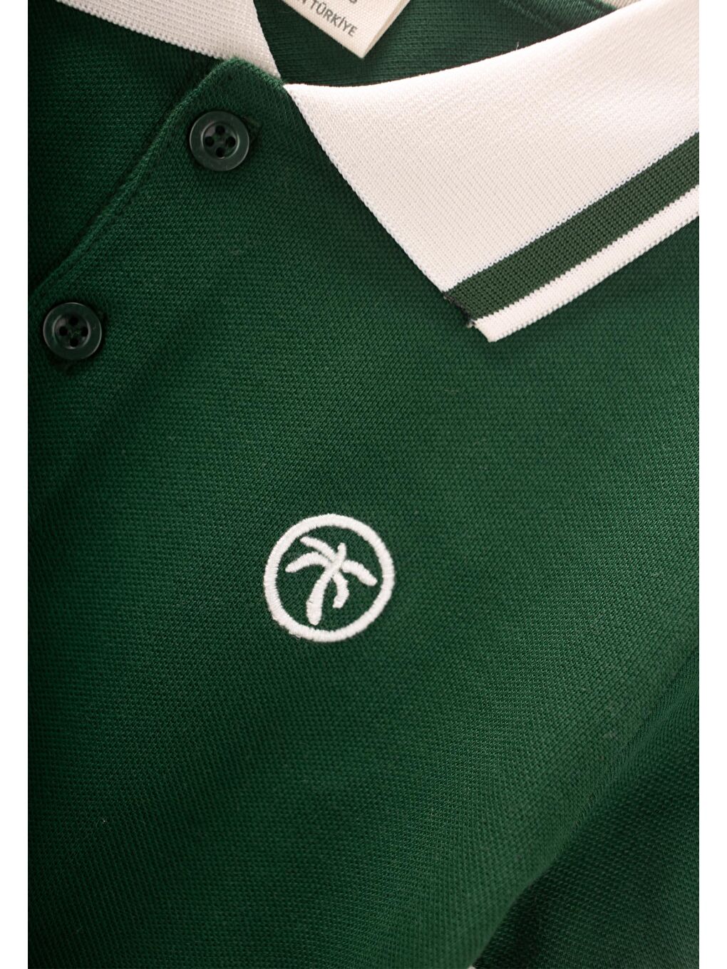 Haki Erkek Çocuk Polo Yaka Tişört-2