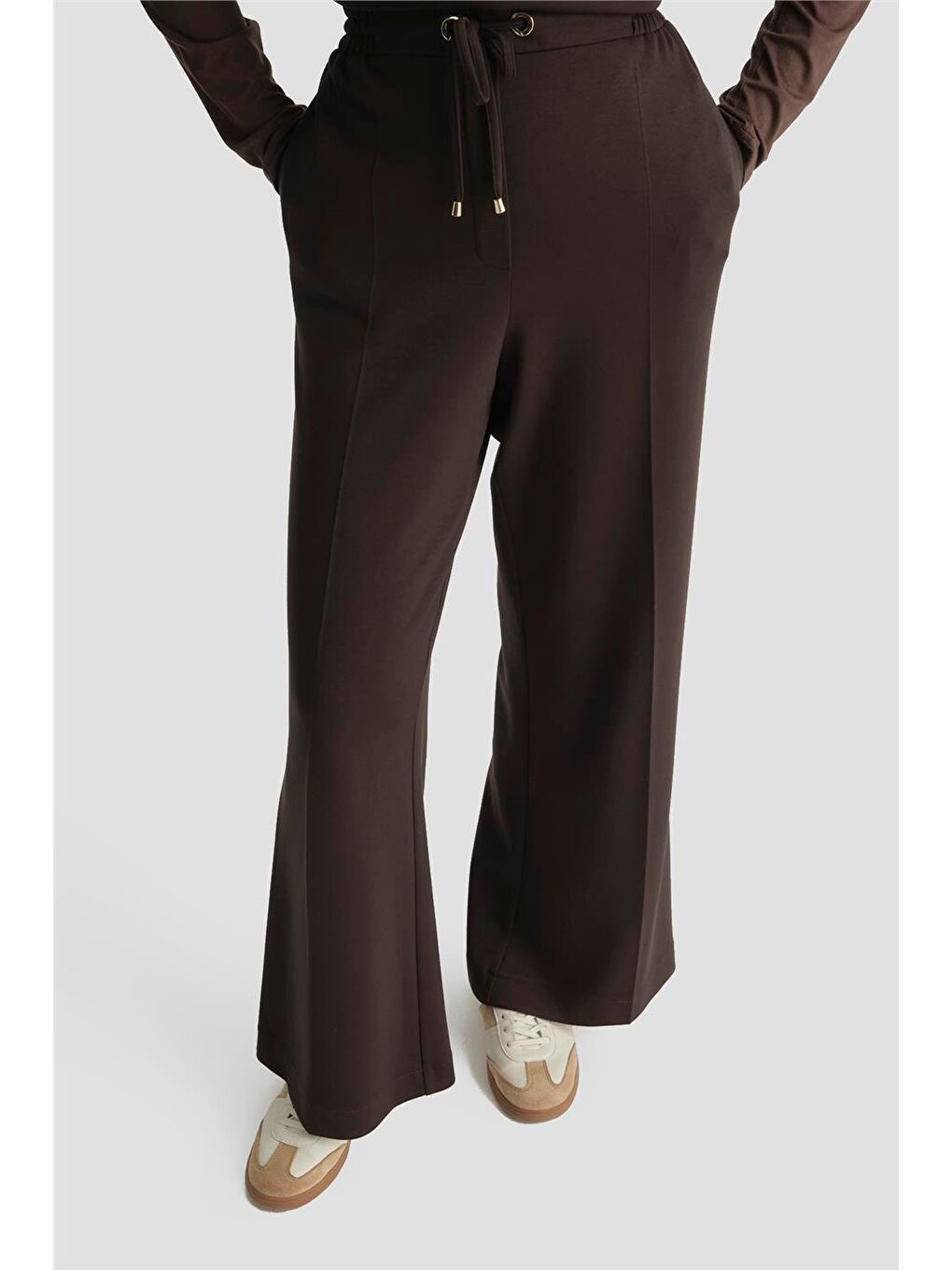 Kahverengi Modal Örme Takım Acı Kahve-3