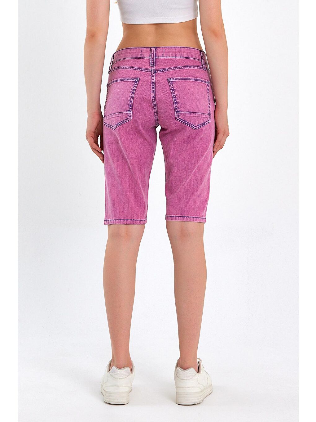 Pembe Arnold Kadın Şort-1