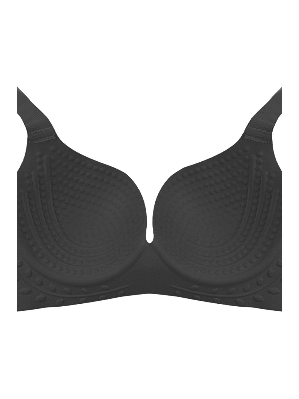 Siyah Kadın Kaplı Lazer Dikişsiz Pedli Sütyen-2