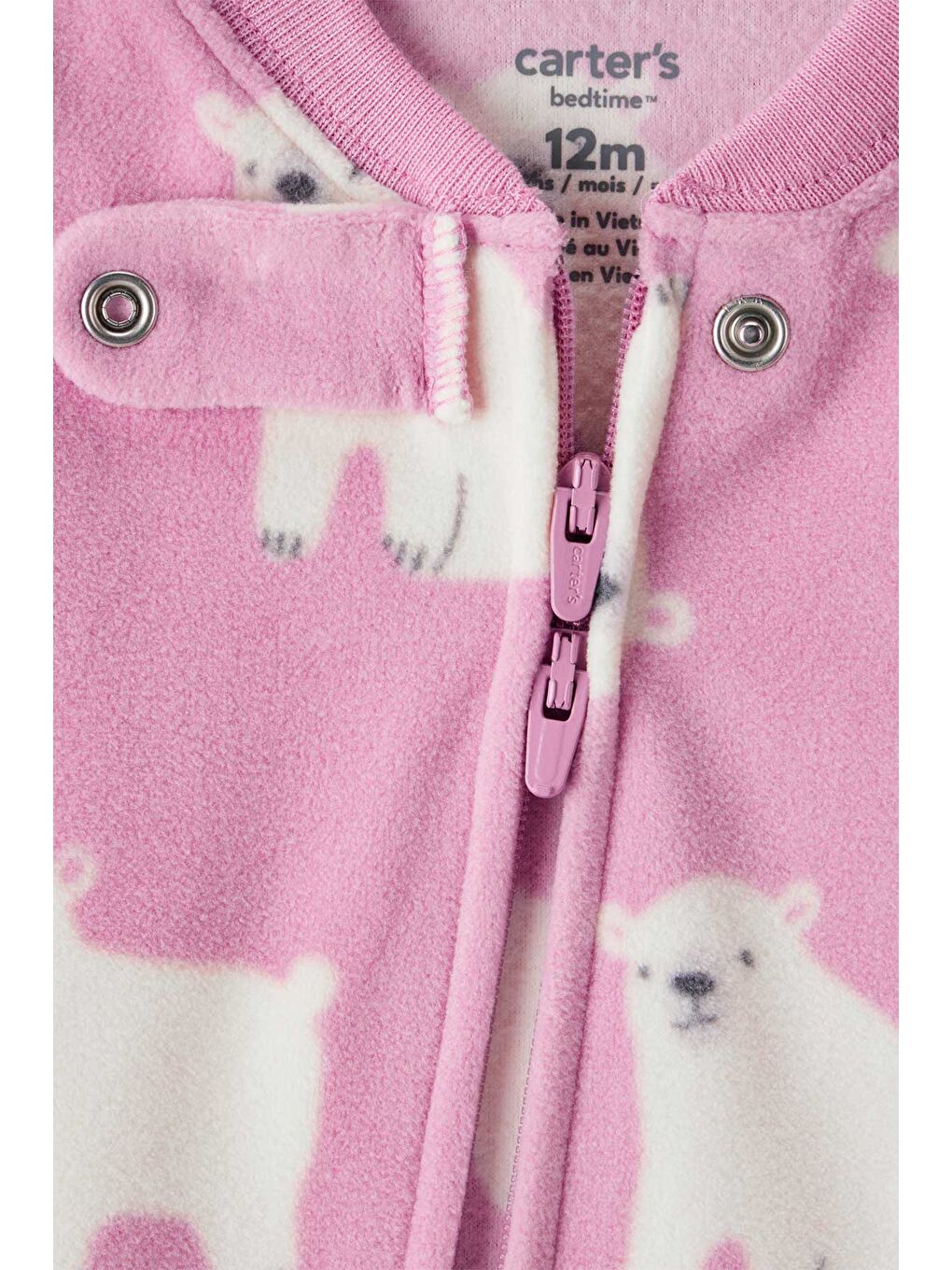 Kız Bebek Kırmızı Polar Tulum-1