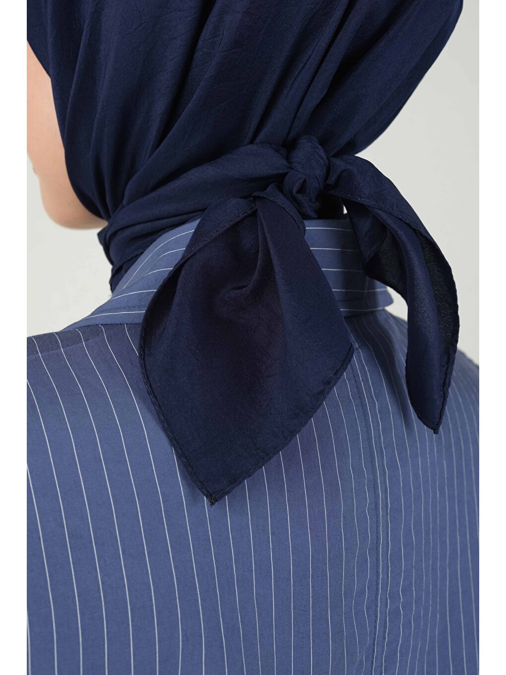 Soft Kraş Eşarp Ofis Lacivert-3