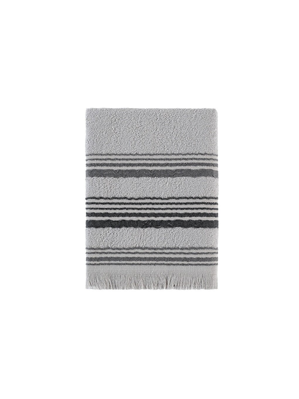 Gri New Derin Bambu Yüz Havlusu 50x90 Cm Pumice Stone