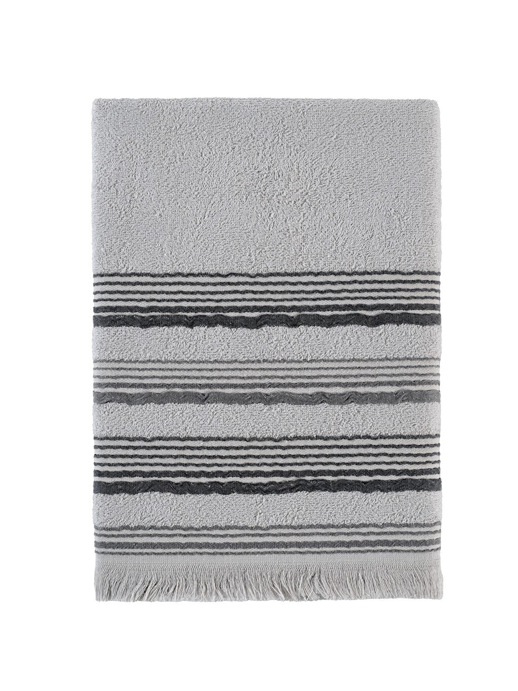 Gri New Derin Bambu Banyo Havlusu 80x150 Cm Pumice Stone
