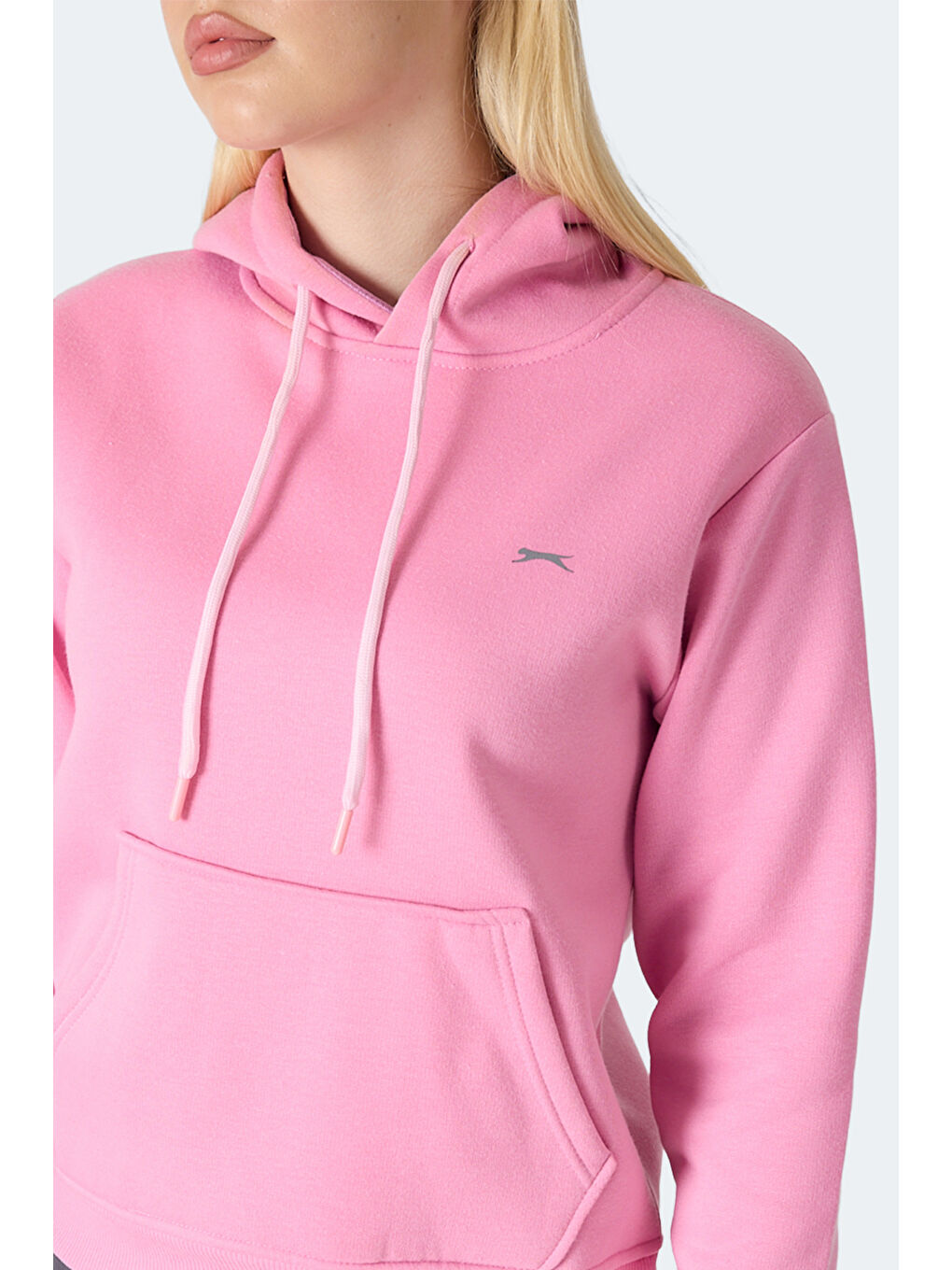 MISTY I Kadın Kapüşonlu Pembe Sweatshırt-1