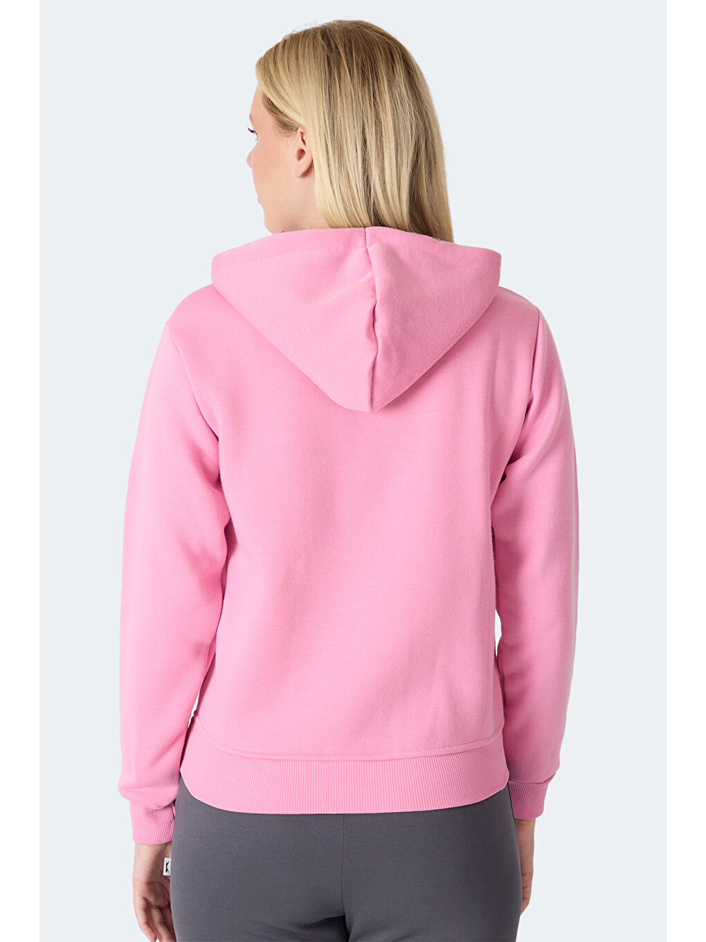 MISTY I Kadın Kapüşonlu Pembe Sweatshırt-3