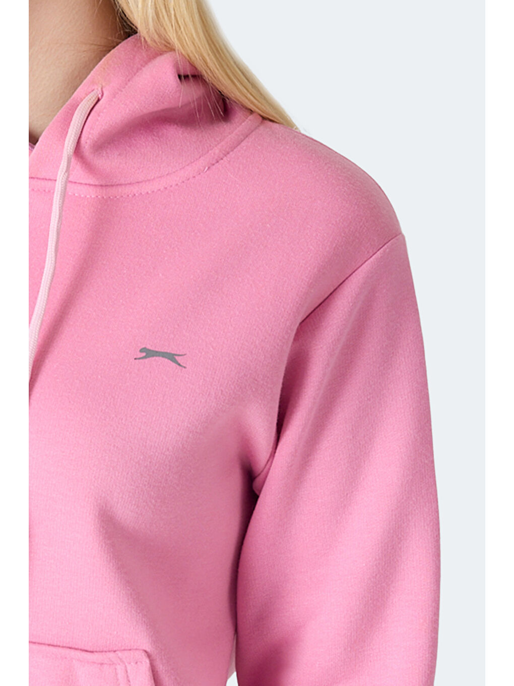 MISTY I Kadın Kapüşonlu Pembe Sweatshırt-6