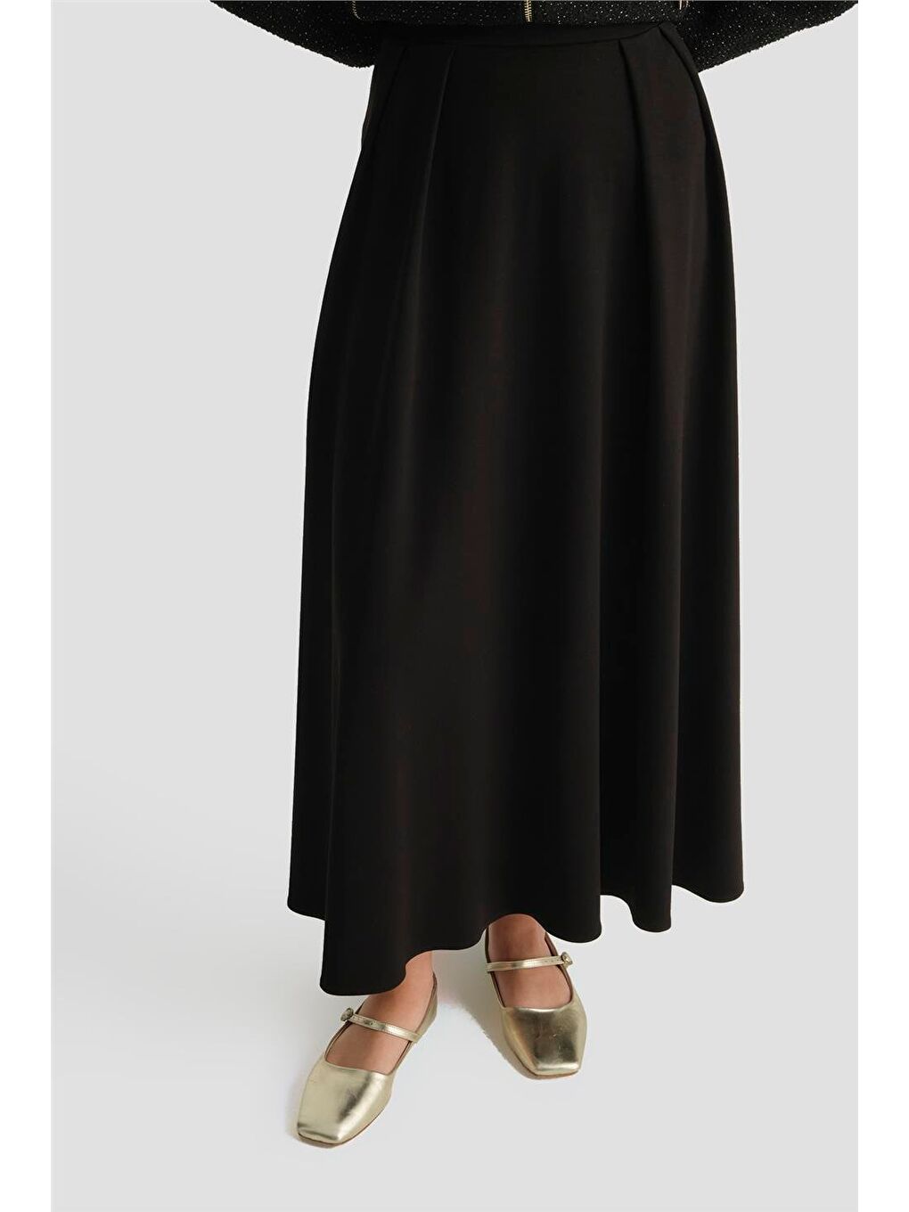 Modal Karışımlı Örme Takım Siyah-3